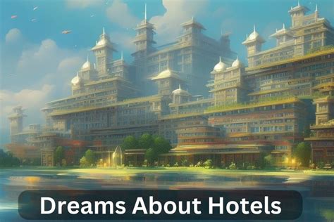 dreams about hotels meaning|Dreams about Hotels: Meanings, Symbolism and Interpretations.